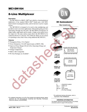 MC10H164L datasheet  